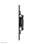 Supporto da parete robusto per TV 55-110" movimento completo, carico 125 kg, regolazione altezza, nero