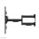 Supporto da parete robusto per TV 55-110" movimento completo, carico 125 kg, regolazione altezza, nero