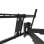 Supporto da parete robusto per TV 55-110" movimento completo, carico 125 kg, regolazione altezza, nero