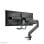 Supporto da scrivania per doppio monitor Neomounts NM-D775DXBLACK 10-32" molla a gas Topfix nero