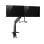 Soporte monitor V7 DML24DS-GAS Dual resorte de gas ajuste altura resistente 27" negro