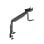 Soporte monitor V7 DML24DS-GAS Dual resorte de gas ajuste altura resistente 27" negro