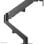 Supporto da scrivania Neomounts DS70-700BL2 per 2 monitor 17-27" con molla a gas, nero