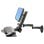 Brazo monitor Ergotron 200 Series Combo Arm 8,2 kg 24" montaje pared negro