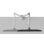 Supporto da scrivania per monitor Neomounts DS70-250SL1 17-35” molla a gas Topfix 180° Stop Clamp/Foratura, 9 kg, 100x100 mm, Argento