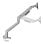 Supporto da scrivania per monitor Neomounts DS70-250SL1 17-35” molla a gas Topfix 180° Stop Clamp/Foratura, 9 kg, 100x100 mm, Argento