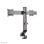 Supporto da scrivania per doppio monitor Neomounts FPMA-D860DBLACK, regolabile, 10-27", nero