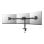 Supporto monitor Neomounts DS60-600BL3 per 3 schermi 10-27 pollici, fissaggio da scrivania, regolazioni complete, nero
