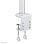 Supporto da scrivania per monitor Neomounts FPMA-D935, 10-30'', argento, regolazione manuale, VESA 75x75/100x100, portata 10 kg, clamp