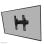 Supporto TV da parete Neomounts WL35-350BL12 inclinabile 24-55" acciaio nero blocco sicurezza