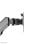 Supporto da parete Neomounts WL90-325BL1 per workstation con monitor 17-32 pollici, regolazione in altezza, nero