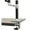 Brazo para monitor Ergotron LX Tall Pole 1 pantalla 34" 11,3 kg aluminio negro