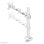 Supporto da scrivania per monitor Neomounts FPMA-D935G, regolazione manuale altezza, argento, VESA 75x75/100x100, 10-30 pollici, 10 kg
