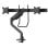 Supporto da scrivania Neomounts DS75S-950BL2 doppio braccio per monitor 17-32" con molla a gas, Topfix e fermo a 180° - Nero