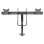 Supporto da scrivania Neomounts DS75S-950BL2 doppio braccio per monitor 17-32" con molla a gas, Topfix e fermo a 180° - Nero