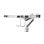 Supporto da scrivania per 3 monitor regolabile in altezza con molla a gas, bianco, montaggio clamp/bolt-through, compatibilità VESA 75x75/100x100, Neomounts NM-D775DX3WHITE