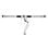 Supporto da scrivania per 3 monitor regolabile in altezza con molla a gas, bianco, montaggio clamp/bolt-through, compatibilità VESA 75x75/100x100, Neomounts NM-D775DX3WHITE