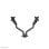 Supporto da scrivania Neomounts DS70S-950BL2 NEXT One per 2 monitor 17-35 pollici, molla a gas, Topfix, nero