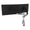 Brazo para monitor R-Go Zepher Dual ajustable 8 kg 24-32" modular negro