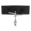 Brazo para monitor R-Go Zepher Dual ajustable 8 kg 24-32" modular negro