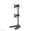 Supporto da scrivania per doppio monitor Neomounts FPMA-D700DDV, regolabile, nero, 10-27"