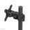 Supporto da scrivania per doppio monitor Neomounts FPMA-D700DDV, regolabile, nero, 10-27"
