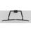 Supporto da scrivania Neomounts DS70-250BL2 braccio doppio a molla a gas per monitor 17-32'' nero regolazione completa Topfix/Clamp
