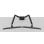 Supporto da scrivania Neomounts DS70-250BL2 braccio doppio a molla a gas per monitor 17-32'' nero regolazione completa Topfix/Clamp