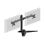 Soporte de monitor iiyama DS1002D-B1 para 2 pantallas de 10 a 30 pulgadas, ajuste de altura, negro