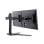 Soporte de monitor iiyama DS1002D-B1 para 2 pantallas de 10 a 30 pulgadas, ajuste de altura, negro