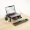 Soporte Monitor TooQ TQMR087 Elevador Multiusos Altura Ajustable Negro Cajón 20 kg