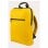Zaino Tucano Gommo per laptop fino a 16'' Monocromatico, nero/giallo, unisex