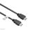 Cable HDMI Neomounts HDMI6MM 1.8m 10.2 Gbit/s macho-macho noir