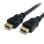 Hochgeschwindigkeits-HDMI Kabel mit Ethernet 1 m HDMI Typ A zu HDMI Typ A 4K 30Hz 3D 10,2 Gbit/s Schwarz