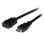 HDMI-Verlängerungskabel 2 m HDMI Typ A Stecker auf HDMI Typ A Buchse 4K 10,2 Gbit/s Schwarz