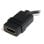 Genérico Micro HDMI auf HDMI Adapterkabel 0,127 m, HDMI Typ A (Standard, Buchse) auf HDMI Typ D (Micro, Stecker), Goldbeschichtet, Schwarz