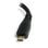 Genérico Micro HDMI auf HDMI Adapterkabel 0,127 m, HDMI Typ A (Standard, Buchse) auf HDMI Typ D (Micro, Stecker), Goldbeschichtet, Schwarz