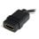 Genérico Micro HDMI auf HDMI Adapterkabel 0,127 m, HDMI Typ A (Standard, Buchse) auf HDMI Typ D (Micro, Stecker), Goldbeschichtet, Schwarz