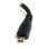 Genérico Micro HDMI auf HDMI Adapterkabel 0,127 m, HDMI Typ A (Standard, Buchse) auf HDMI Typ D (Micro, Stecker), Goldbeschichtet, Schwarz