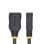 HDMI 2.0 Verlängerungskabel 1 m Schwarz, Stecker A auf Buchse A, 4K 60Hz, HDR, ARC, 18 Gbps, vergoldete Kontakte