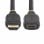 HDMI 2.0 Verlängerungskabel 1 m Schwarz, Stecker A auf Buchse A, 4K 60Hz, HDR, ARC, 18 Gbps, vergoldete Kontakte