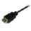 Generisches Hochgeschwindigkeits-Micro-HDMI-zu-HDMI-Kabel mit Ethernet, 0,5 m, Typ A auf Typ D, 1.4b, Schwarz
