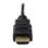 Generisches Hochgeschwindigkeits-Micro-HDMI-zu-HDMI-Kabel mit Ethernet, 0,5 m, Typ A auf Typ D, 1.4b, Schwarz