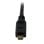 Generisches Hochgeschwindigkeits-Micro-HDMI-zu-HDMI-Kabel mit Ethernet, 0,5 m, Typ A auf Typ D, 1.4b, Schwarz
