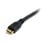Hochgeschwindigkeits-HDMI-Kabel mit Ethernet 1 m - HDMI auf Mini HDMI - Stecker/Stecker, Schwarz