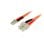 LWL-Patchkabel StarTech.com 50FIBLCSC2 Duplex Multimode OM2 LC-SC 2m LSZH Orange