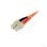 LWL-Patchkabel StarTech.com 50FIBLCSC2 Duplex Multimode OM2 LC-SC 2m LSZH Orange