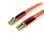 Cabo de Fibra Óptica StarTech.com 50FIBLCLC10 Multimodo 10 m LC-LC OM2 LSZH Laranja