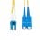 Cable de Fibra Óptica StarTech LC a SC OS2 9/125µm 1m Dúplex LSZH Amarillo