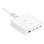 Fuente de Alimentacion Tucano 100W Quick Charge 3.0 MA-DEGAN100-EU-W 3x USB-C 1x USB-A Blanco